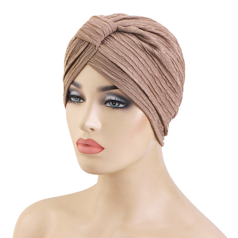 Amazon's New Pleated Square Turban Hat, Ethnic Turban Hat, Turban Cloth Hat Jdt-433H