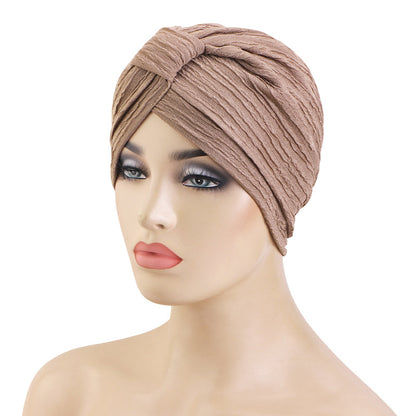Amazon's New Pleated Square Turban Hat, Ethnic Turban Hat, Turban Cloth Hat Jdt-433H