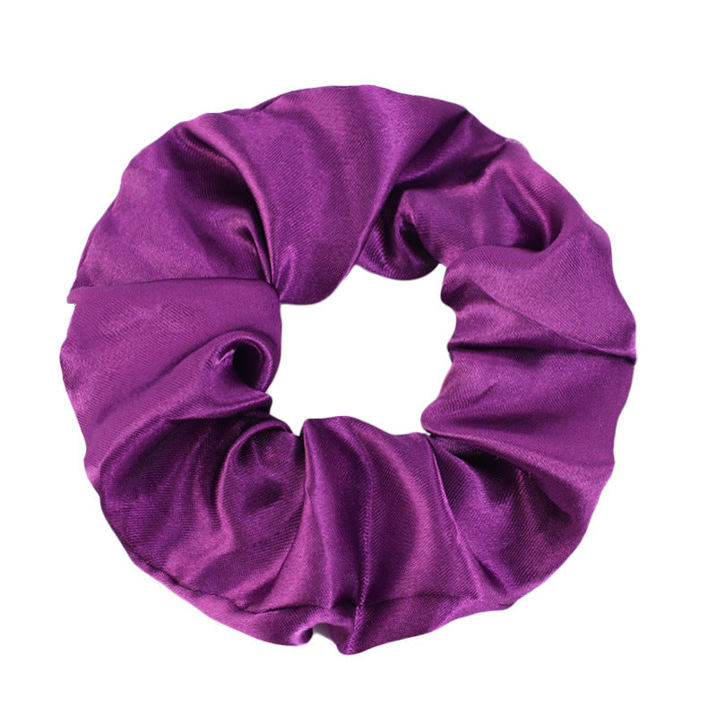Japanese and Korean version of the new fashion simple satin segment large intestine hair ring hair rope hair FQ-124