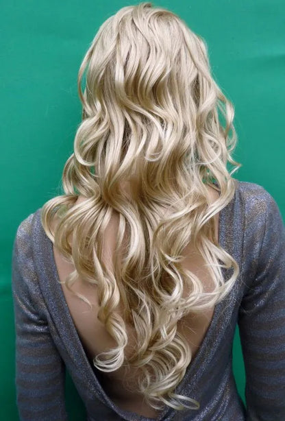 Elegant Extra Long Heat Resistant Synthetic Big Wavy Wig 26 Inches