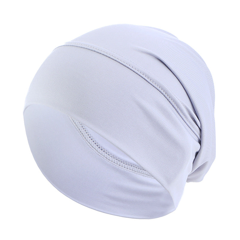 Cross-border supply of ethnic-style elastic turf cap base cap chemotherapy cap baotou hair care cap JDT-485
