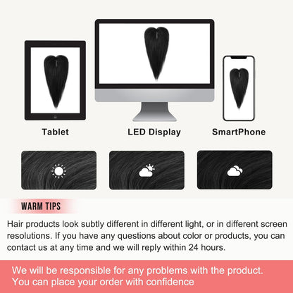 Real Human Hair Toppers for women 10 Inch Clip in Bangs for Thinning Hai Cover Hair Pieces