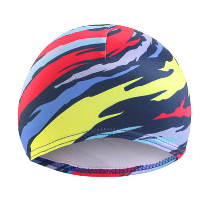 Cross-Border Supply Elastic Headband Round Hat Cashew Flower Pattern Wig Cap Hair Protection Cap Wave Dome Cap Jdu-20F