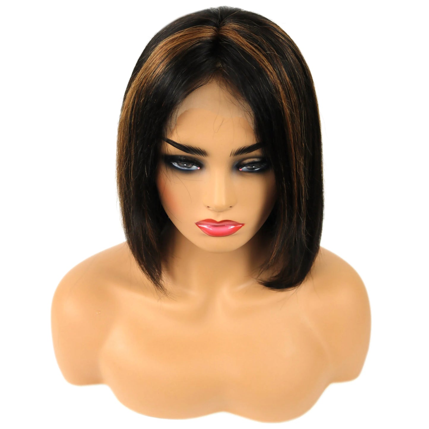 Gabrielle Union Medium Straight Lace Front Human Hair Wig 14 Inches