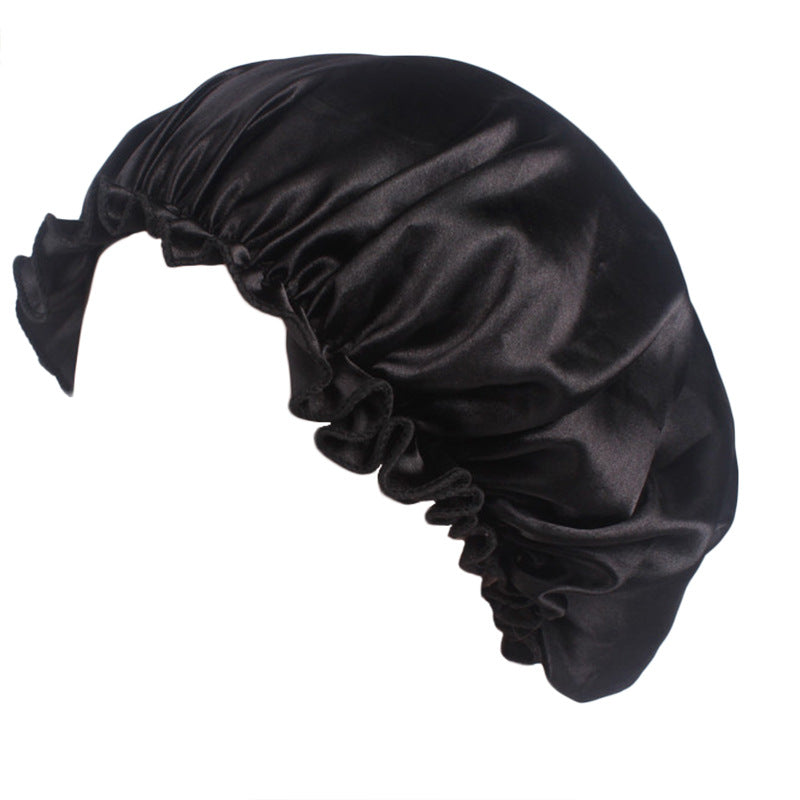 Satin lace nightcap women's round cap hair care CAP Beauty hair cap TJM-250