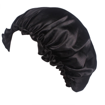 Satin lace nightcap women's round cap hair care CAP Beauty hair cap TJM-250