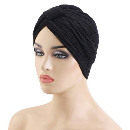 Amazon's New Pleated Square Turban Hat, Ethnic Turban Hat, Turban Cloth Hat Jdt-433H