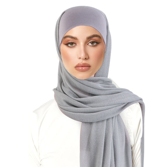 Spring style flat head tied with wrinkled yarn scarf, one-piece hat, head cover, headband, JDWJ-30B