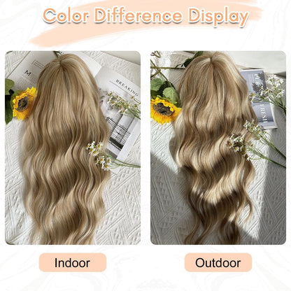 20Inch Wavy Hair Topper for Women Add Volume&Cover Thinning Hair with Natural Looking Hair Piece