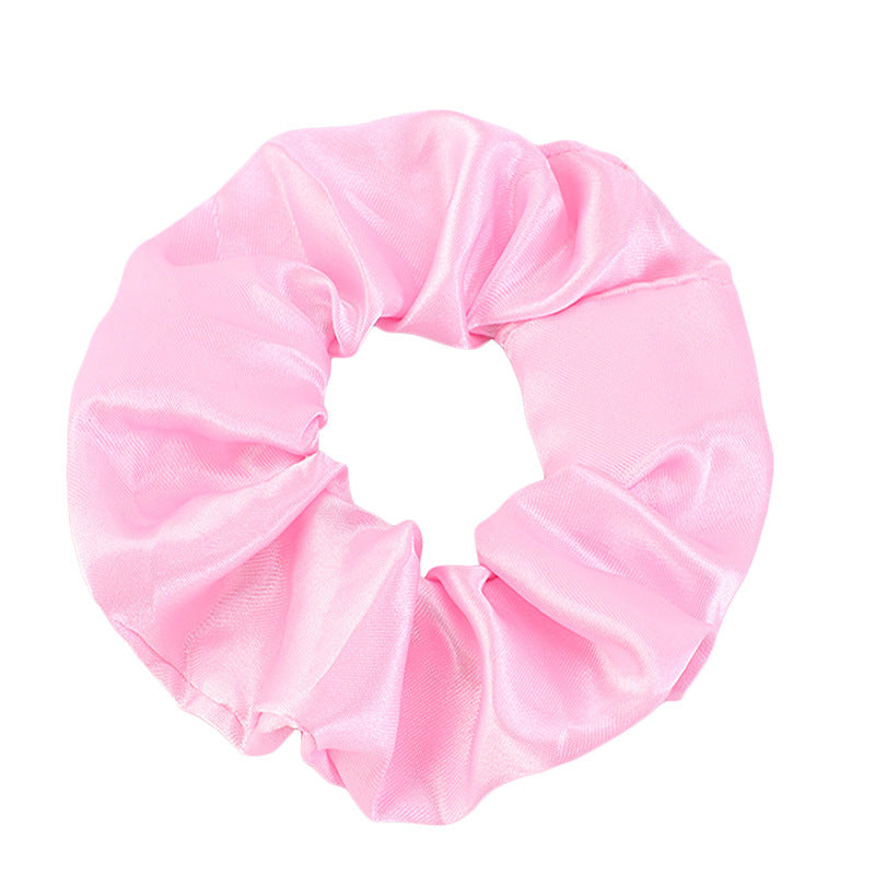 Japanese and Korean version of the new fashion simple satin segment large intestine hair ring hair rope hair FQ-124