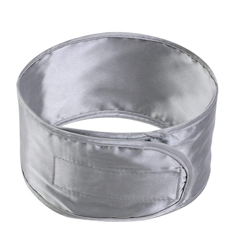 Imitation Silk Adjusting Hair Band Makeup Wash Headband Home Hair Care Headgear Ring Velcro JDF-01A