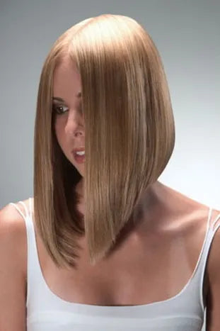 100% Human Hair New Arrival Super Smoothly Hair Style Long Straight Full Lace Wig 14 Inches