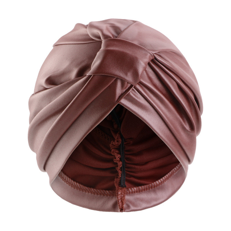 Amazon's new leather retro knotted square headscarf cap, toe cap, and headscarf JDT-433I