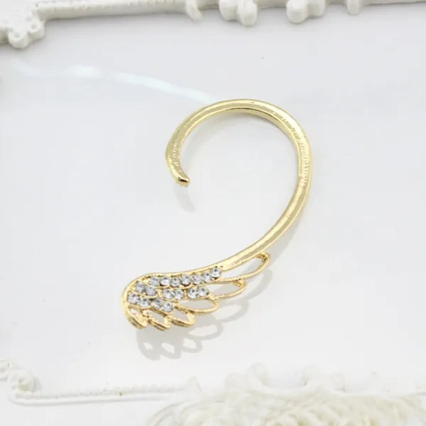 Unique Rhinestone Wing Shape Ear Cuff ( Price for One )
