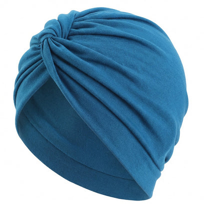 New Thickened Ethnic Style Elastic Cross-Twist Hat, Headscarf Hat, Indian Hat, Headwrap Hat Jdt-163J