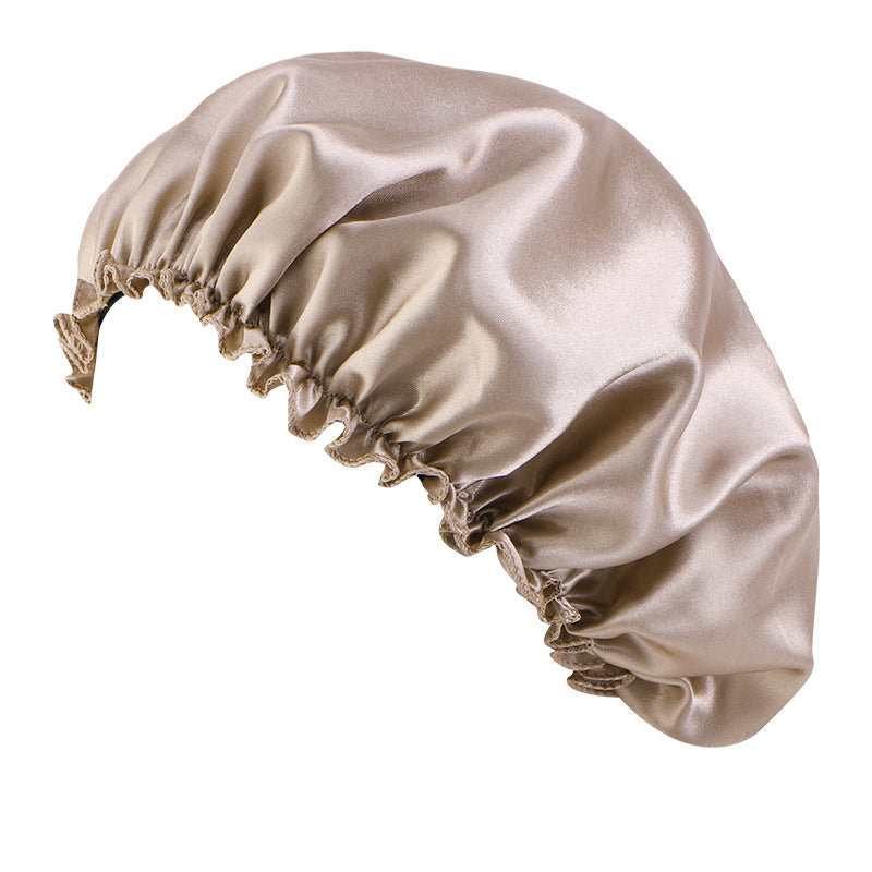 Satin lace nightcap women's round cap hair care CAP Beauty hair cap TJM-250