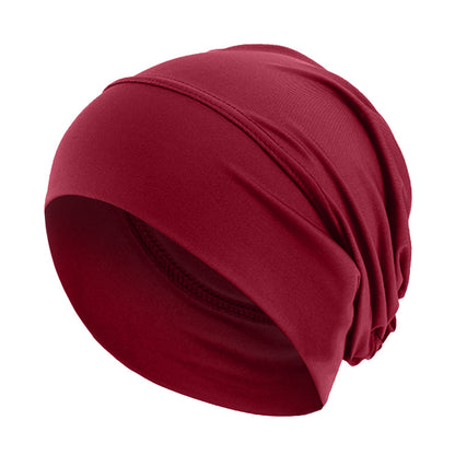 Cross-border supply of ethnic-style elastic turf cap base cap chemotherapy cap baotou hair care cap JDT-485