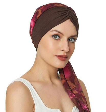 Cross-Border Custom Chiffon Ribbon Outdoor Beach Headscarf Professional Headscarf Factory Custom-Made According to Sample Jdt-456C