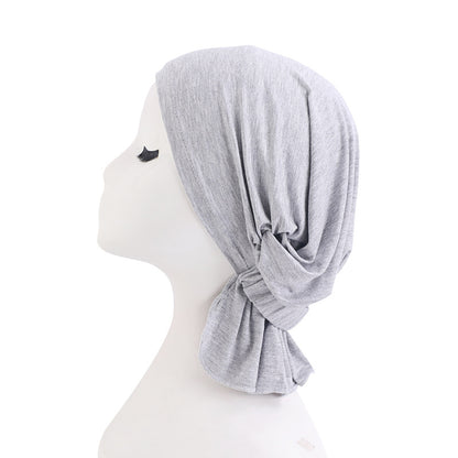 Cross-border supply of new solid color elastic turtle cap modal cotton base cap ethnic cap JDT-231C