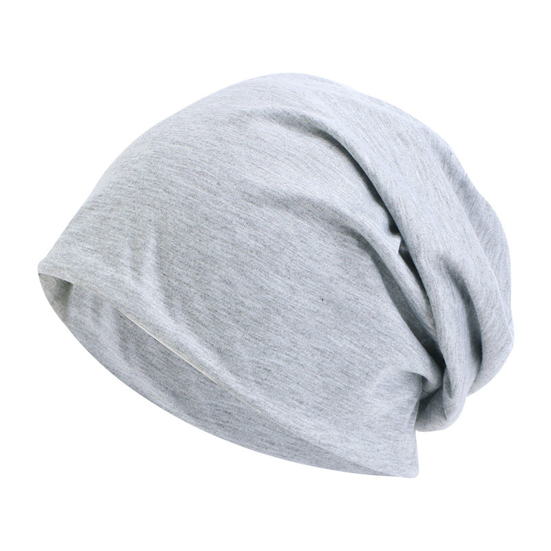 Amazon New Men's and Women's Plain Light Plate Cotton Pullover Cap Baotou Moon Cap Tone Cap JDU-54