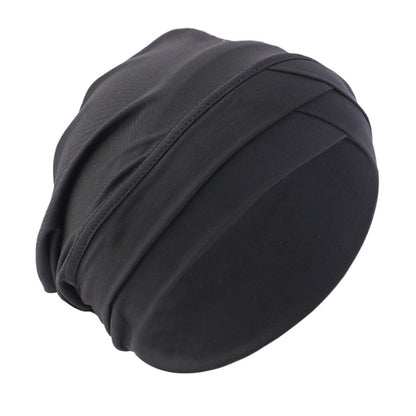 Cross-border supply of double cross elastic turgear hat ethnic wind base cap chemotherapy hat JDT-476