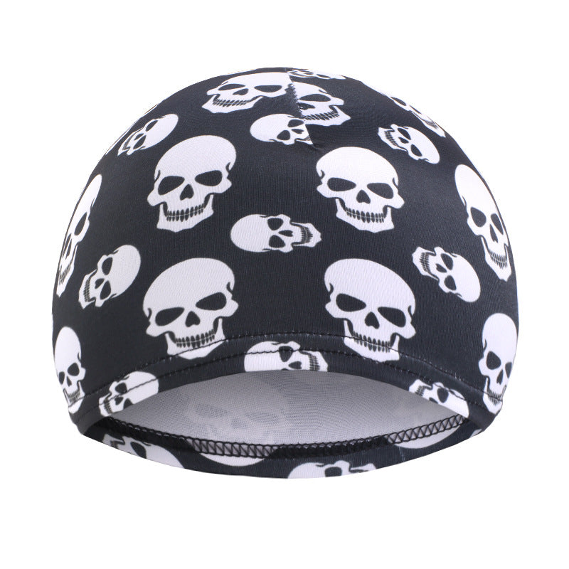 Cross-Border Supply Elastic Headband Round Hat Cashew Flower Pattern Wig Cap Hair Protection Cap Wave Dome Cap Jdu-20F