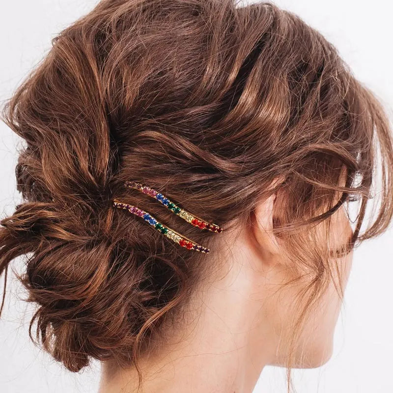 Sweet Style Women/Ladies Alloy Diamante Technic HairPin Hair Accessories