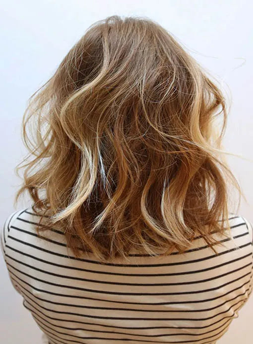 Parrucche per capelli umani con pizzo frontale e onda naturale, stile Bob, 12 pollici