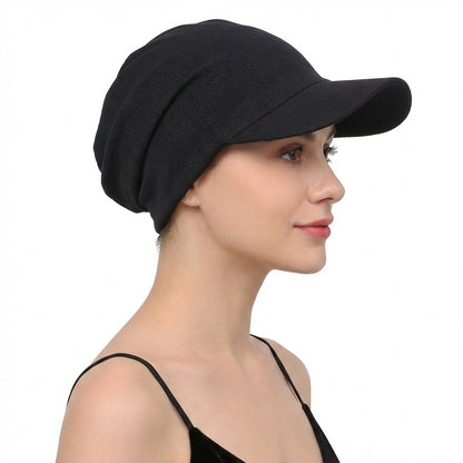 New Solid Color Striped Cloth Duck Tongue Hat, Headband Hat, Outdoor Travel Sunshade Cap, JDT-234E Cloth Hat