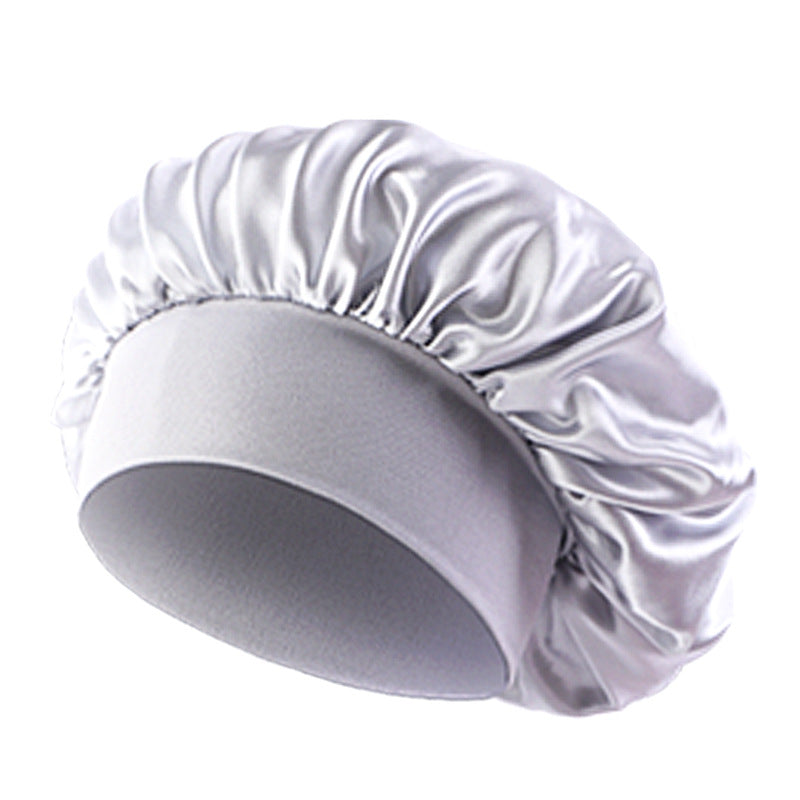 European and American Popular Children's Elastic Wide-brimmed Nightcap Sardin Round Hat Hair Care Tapes TJM-301
