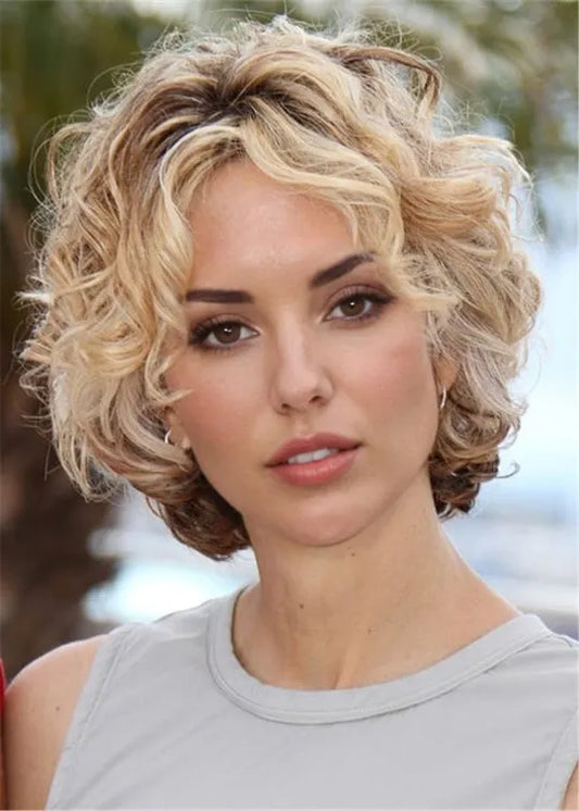 Meg Ryan Hairstyle Out Layer Cut Synthetic Hair Capless Wg