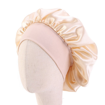 Children's Wide-brimmed Nightcap Stretch Hair Band Hat Baby's Tape Hat K-21