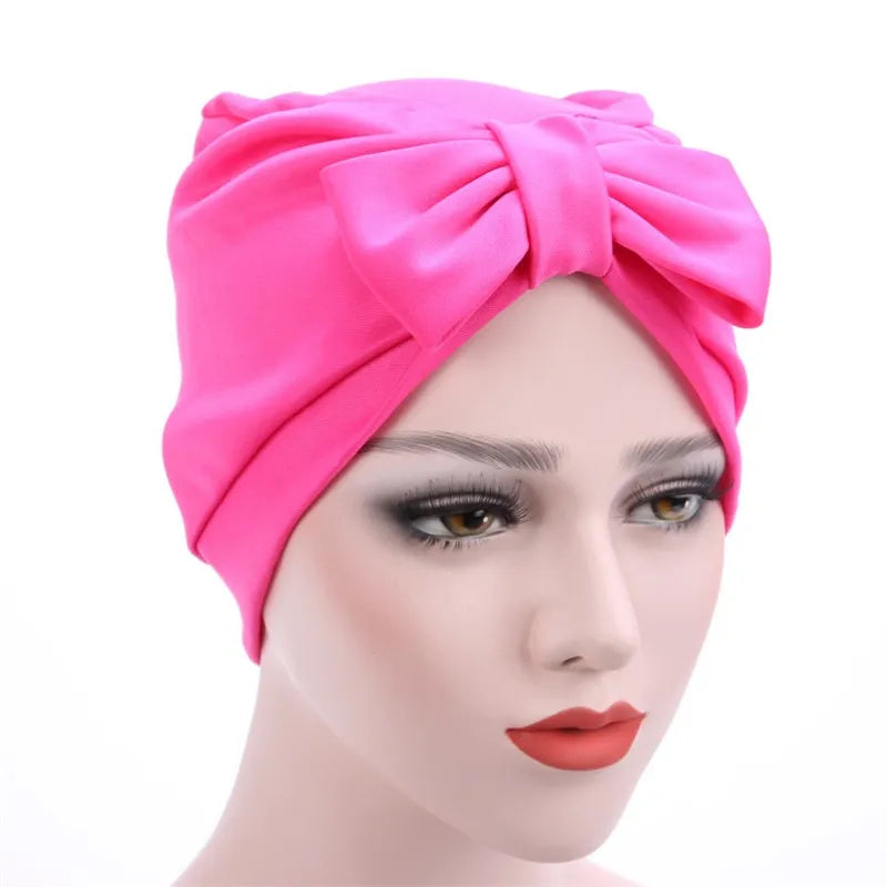 Fashion Modal Bowknot Puggaree Turban