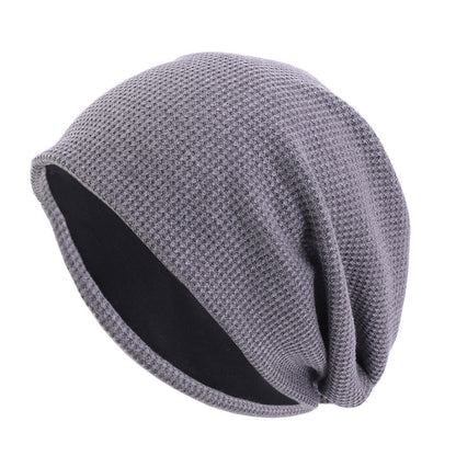 Winter cotton waffle pullover cap moon cap pile long cap nightcap TTM-132