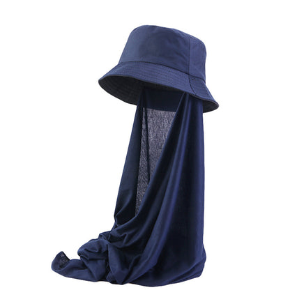Summer ethnic hat basin hat scarf integrated hat sun-proof fisherman hat scarf toe cap JDPM-58