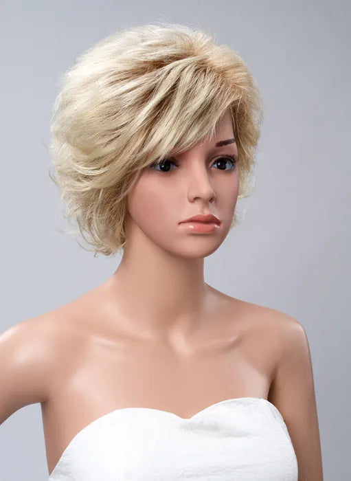 Layered Short Wavy Capless Synthetic Wigs 10 Inches