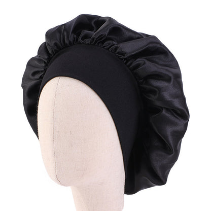 Children's Wide-brimmed Nightcap Stretch Hair Band Hat Baby's Tape Hat K-21