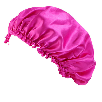 Satin lace nightcap women's round cap hair care CAP Beauty hair cap TJM-250