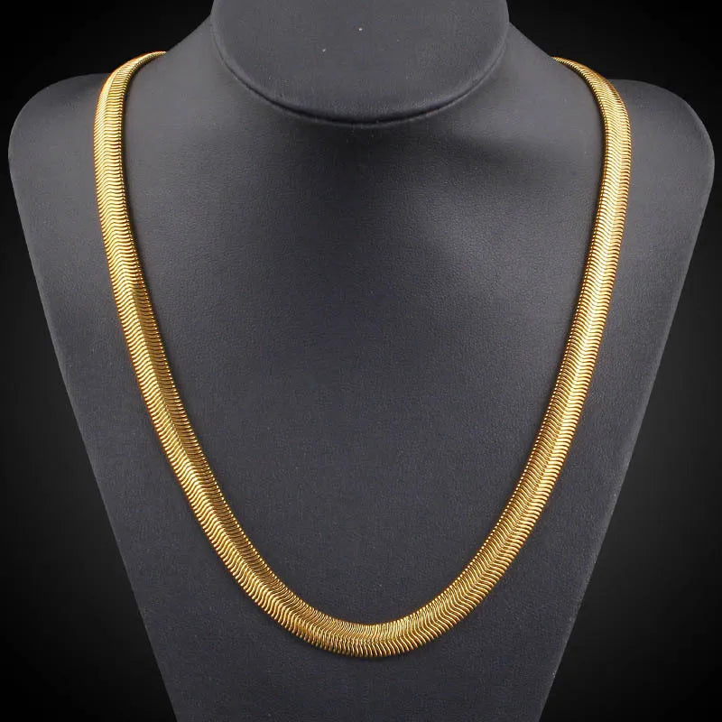 Alloy Golden Wild Men Necklace