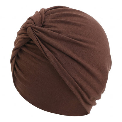 New Thickened Ethnic Style Elastic Cross-Twist Hat, Headscarf Hat, Indian Hat, Headwrap Hat Jdt-163J