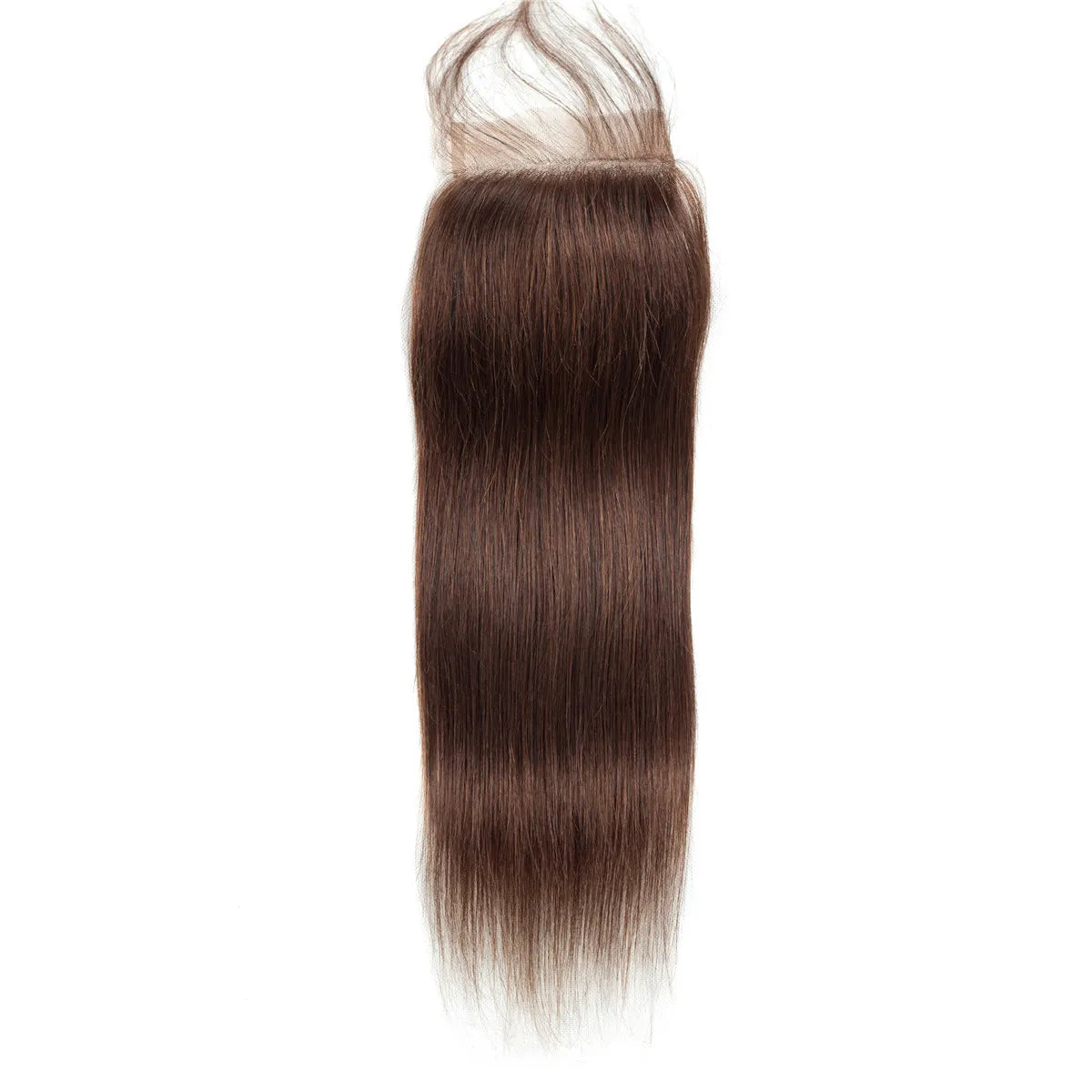 Wigsbuy Straight Hair Closure #2 Dark Brown Human Hair Lace Closure 10-20 Inches