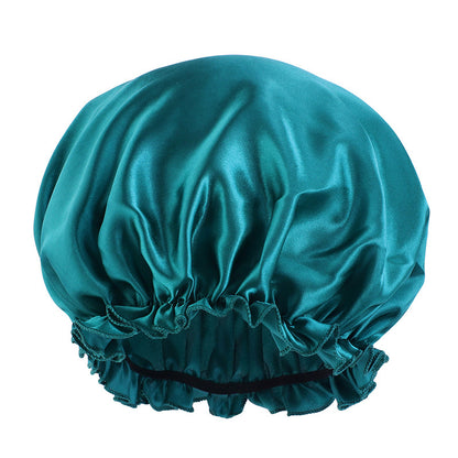 Satin lace nightcap women's round cap hair care CAP Beauty hair cap TJM-250