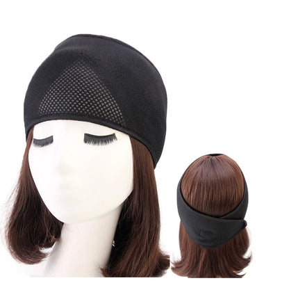 Women's Velcro Beauty Sports Headband Adjustable Face Wash Headband Solid Color Amazon Headband