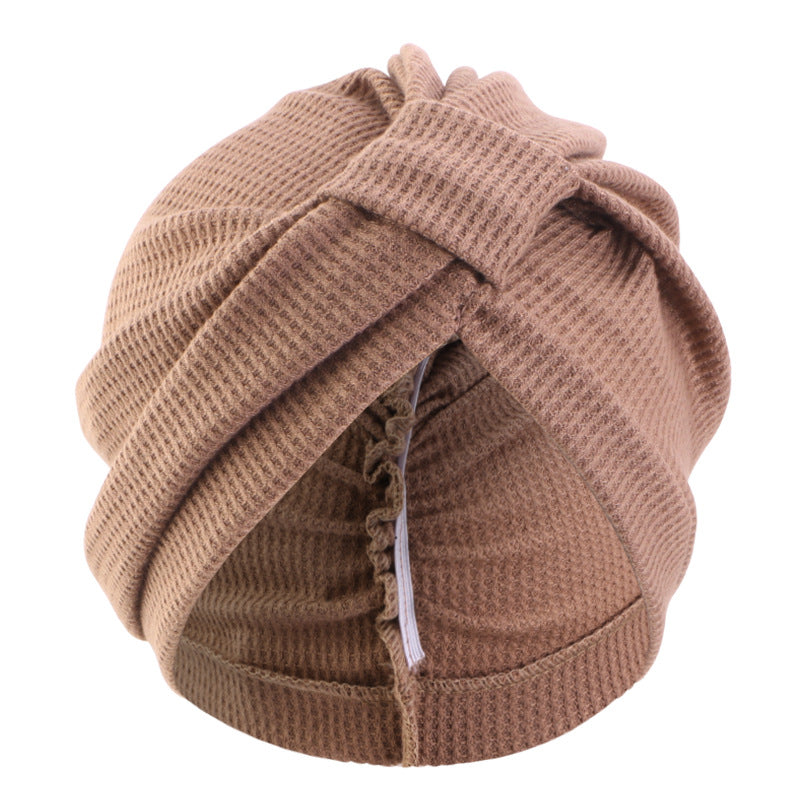 Amazon's New Cotton Waffle Turban Hat Ethnic Turban Turban Jdt-433G
