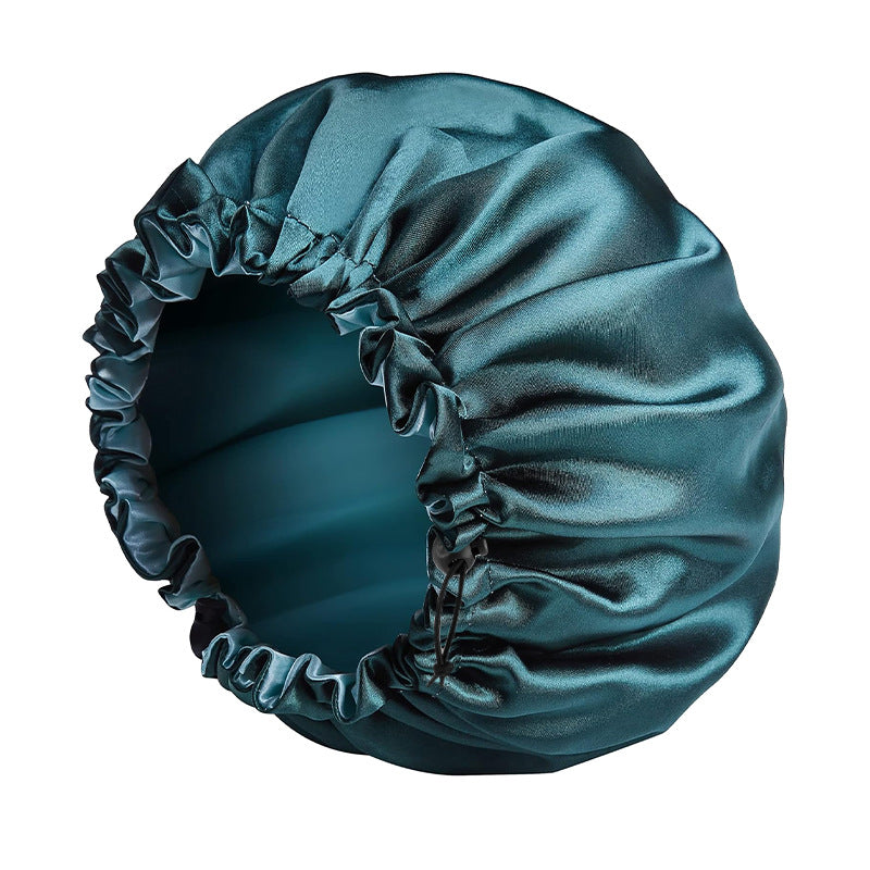 European and American popular adjustable chemotherapy cap shower cap double-sided perm cap Amazon double-layer colored sleeping cap
