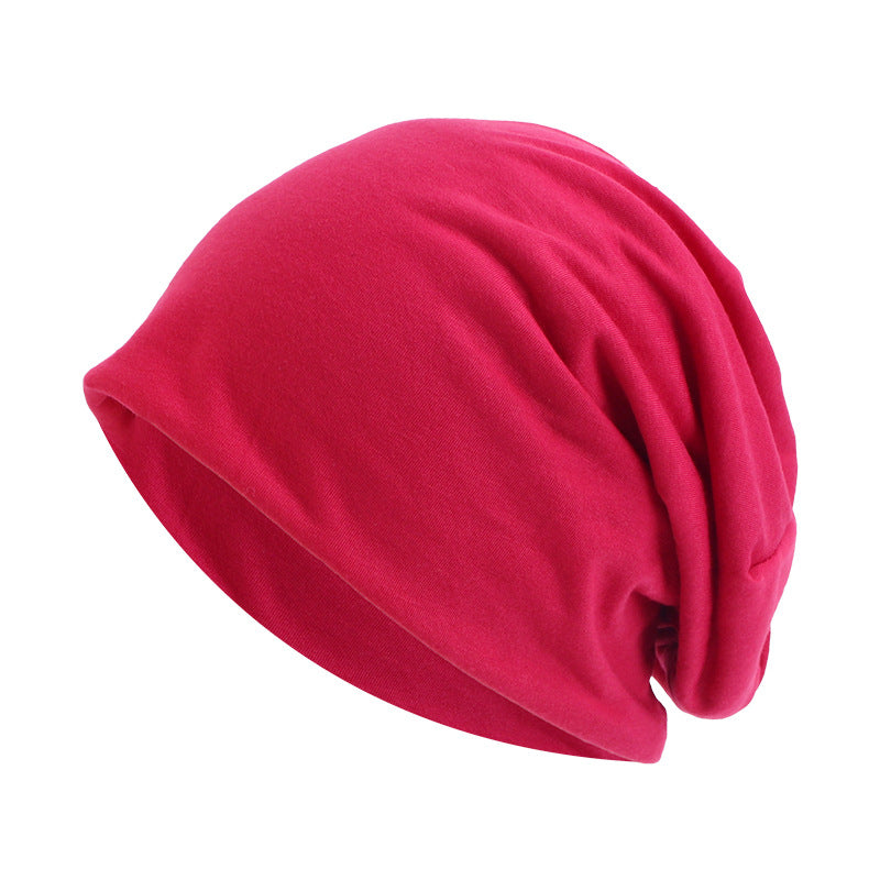 Amazon New Men's and Women's Plain Light Plate Cotton Pullover Cap Baotou Moon Cap Tone Cap JDU-54