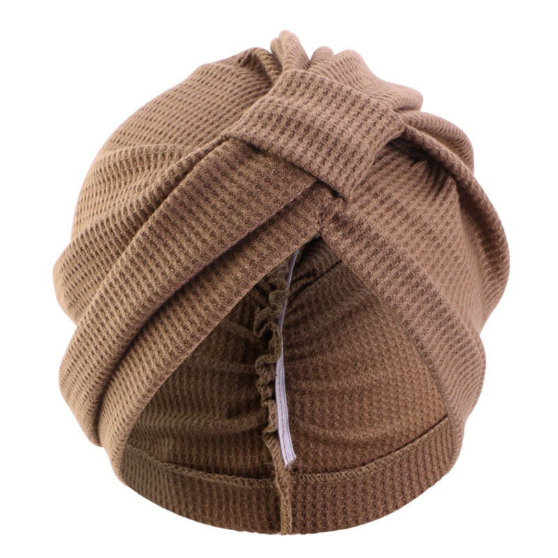 Amazon's New Cotton Waffle Turban Hat Ethnic Turban Turban Jdt-433G