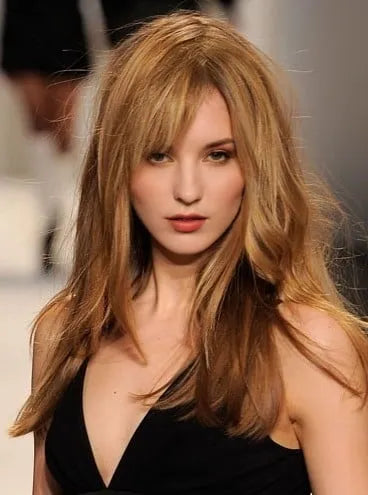 Parrucca in pizzo 100% capelli umani biondo fragola fatta a mano da 18 pollici