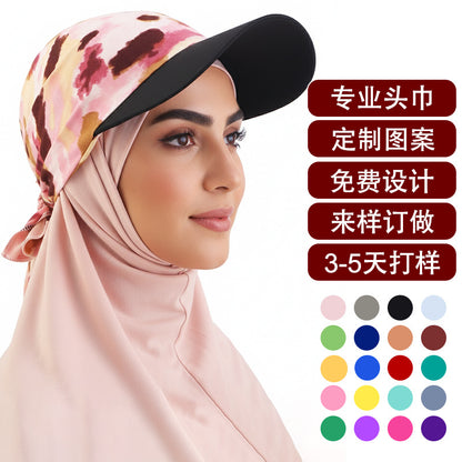 Professional Factory for Headscarves, Outdoor Travel Baseball Cap-Style Headscarves, Women's Sunshade Headscarves, Custom-Made for Foreign Trade