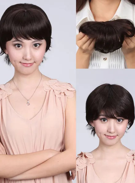 Ventilate Women Top Piece Natural Straight Bang